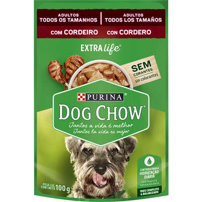 Dog Chow Sache Cordeiro 100G