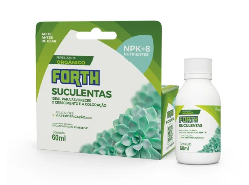 FERTILIZANTE ORGÂNICO CONCENTRADO PARA SUCULENTAS FORTH 60ML