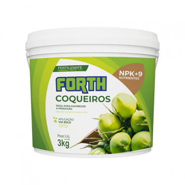 FERTILIZANTE PARA COQUEIROS FORTH 3KG