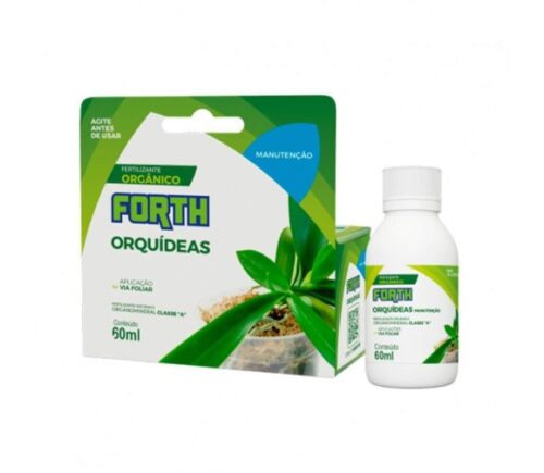 FERTILIZANTE PARA ORQUÍDEAS MANUTENÇÃO FORTH 60ML