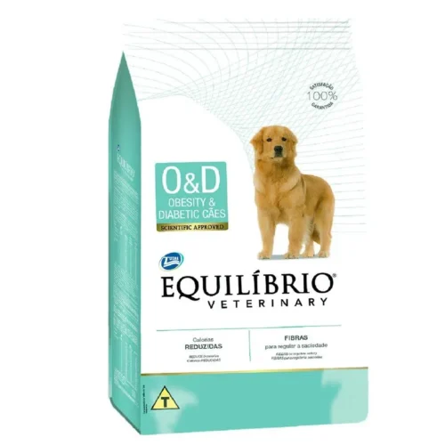 Ração Equilíbrio Veterinário Cães Obesidade e Diabete 7,5kg