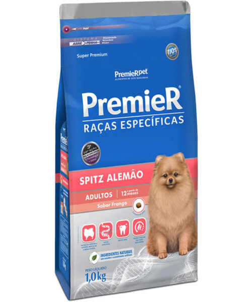Ração Premier Spitz Alemão Adultos 1 kg