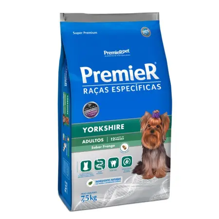 Ração Premier Yorkshire Adultos 7,5 kg