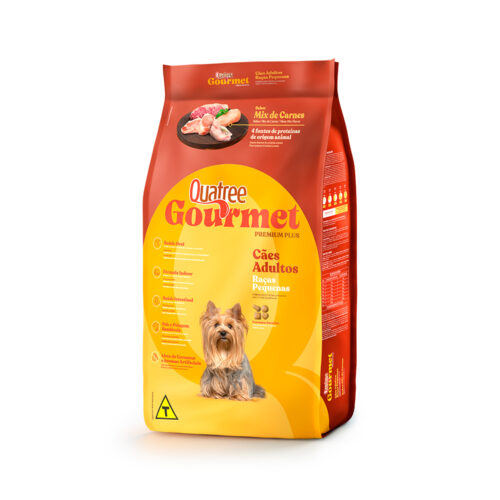 Ração Quatree Gourmet Para Cães Adultos De Porte Pequeno 10Kg