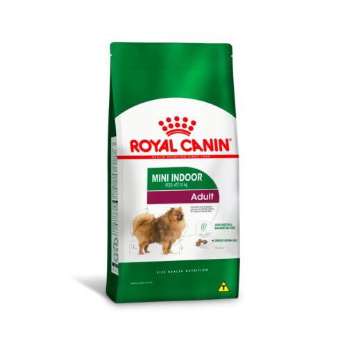 Ração Royal Canin Mini Indoor Adult Cães Pequenos 1 kg