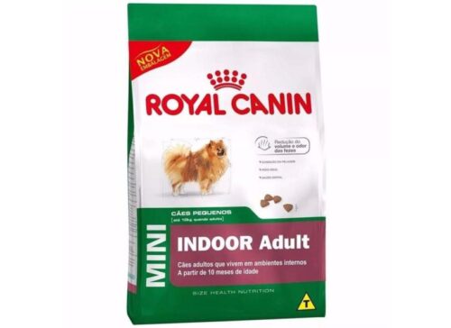 Ração Royal Canin Mini Indoor Adult Cães Pequenos 7,5 kg