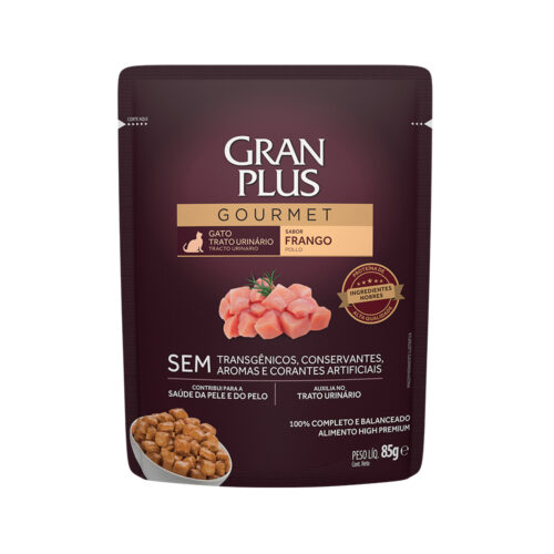 Ração Úmida GranPlus Gatos Trato Urinário Frango 85 g