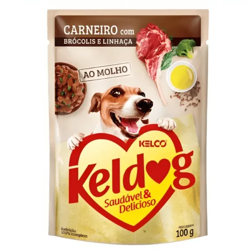 Sachê Keldog Cães Adultos Carneiro 100G