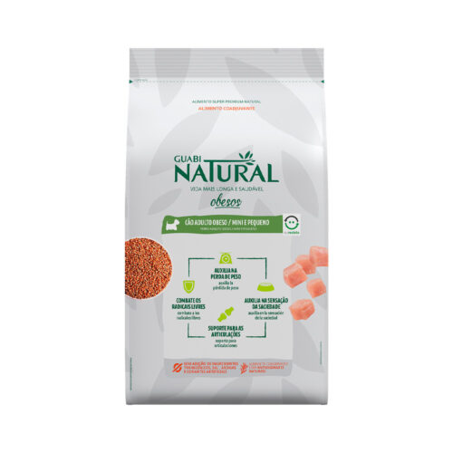 Ração Guabi Natural Obesos Cães De Raças Mini E Pequeno 10,1Kg