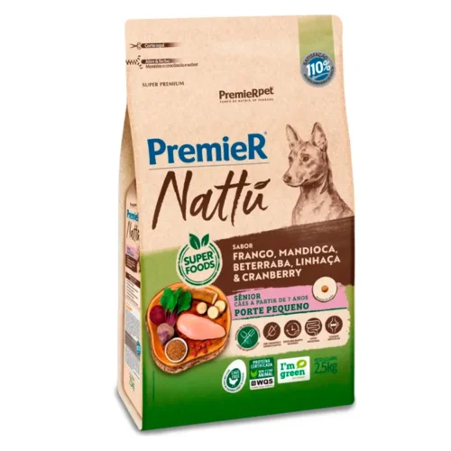 PREMIER NATTU SENIOR RAÇAS PEQUENAS 2,5KG