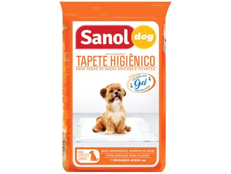 TAPETE HIGIENICO SANOL DOG 7 UNIDADES