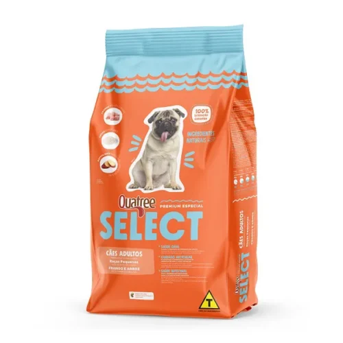 QUATREE SELECT ADULTO RAÇAS PEQUENAS 1KG