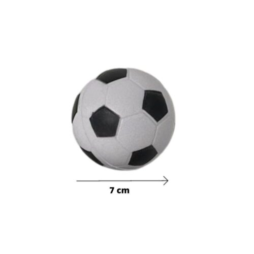 BRINQUEDO VINIL BOLA DE FUTEBOL 7CM