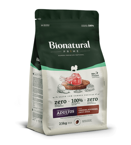 BIONATURAL CAES RAÇAS PEQUENAS ADULTO CORDEIRO 10,1KG